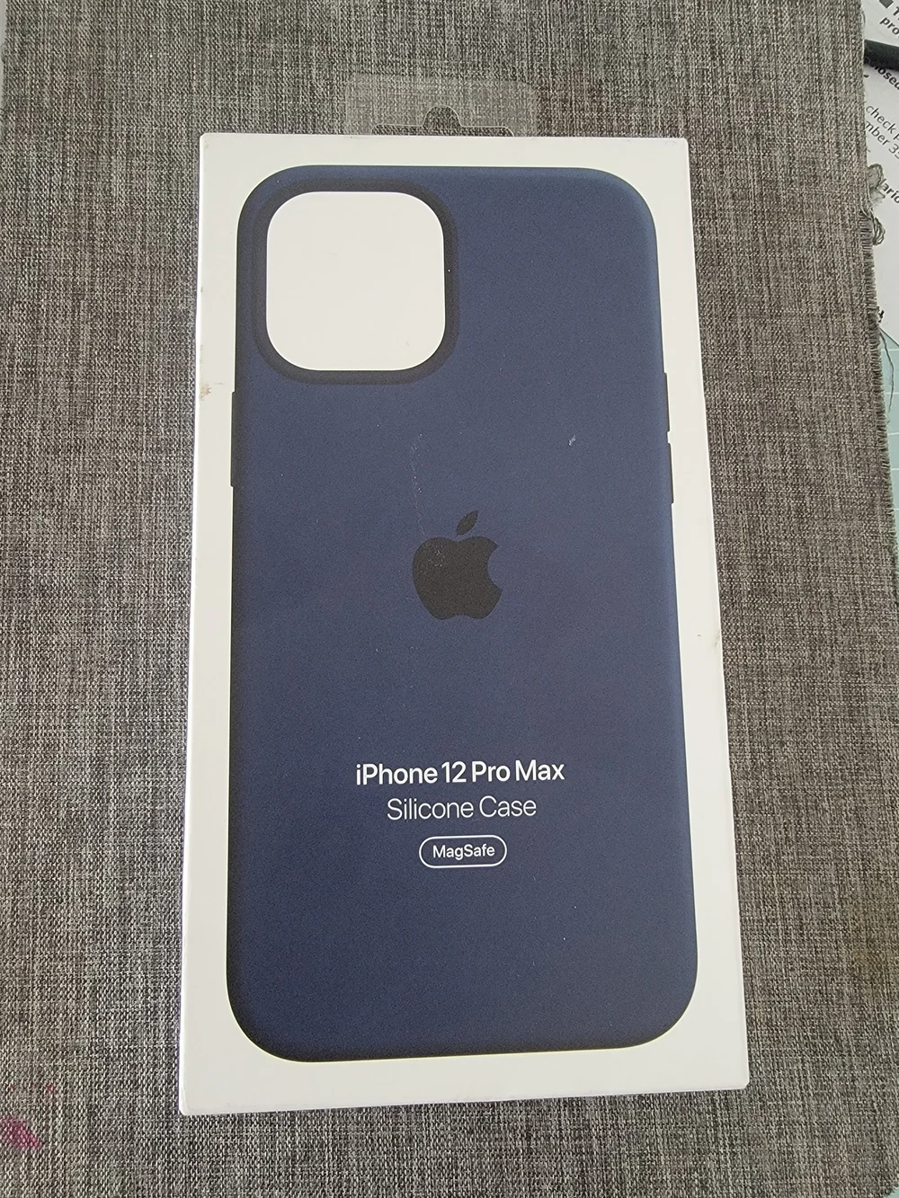 Apple Original iPhone 12 Pro Max Silicone Case - Deep Navy Blue